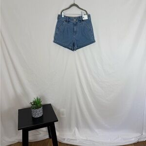 Express Shortie High-Rise Denim Shorts | Size 2 | NWT